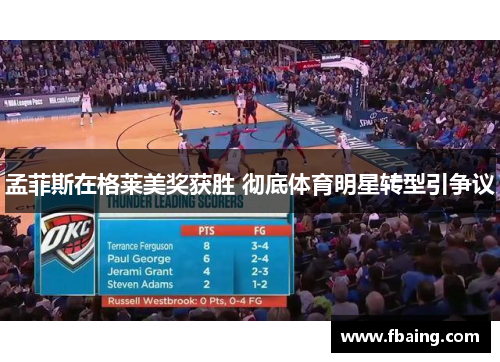 孟菲斯在格莱美奖获胜 彻底体育明星转型引争议